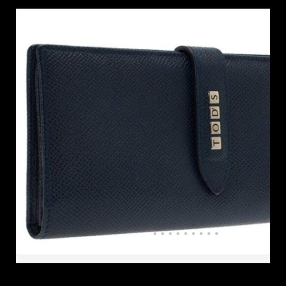 TOD'S Purple Continental Flap Wallet - Picture 12 of 14